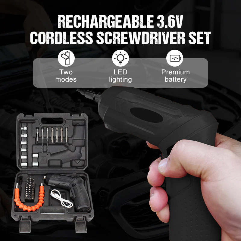 đ ïžKit de tournevis rechargeables 3,6 VâłDerniĂšres 3h ! Offre cadeau : les accessoires complĂ©mentaires sont Ă vous sur commande.â°â°