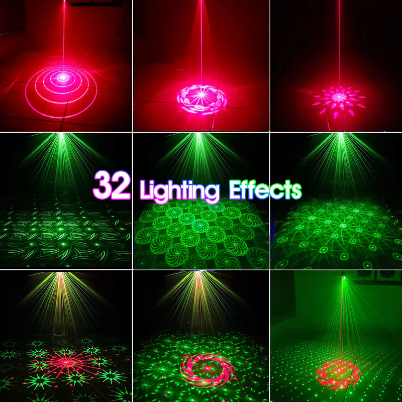 📢📢60 % de réduction !!!✨Lampe laser RGB rechargeable et portable pour soirées - Image 6