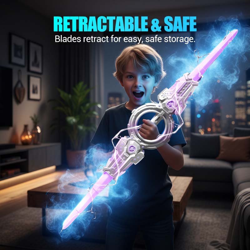 📢📢50 % de réduction !!!⏰Sabre laser rechargeable avec effets sonores - Image 3