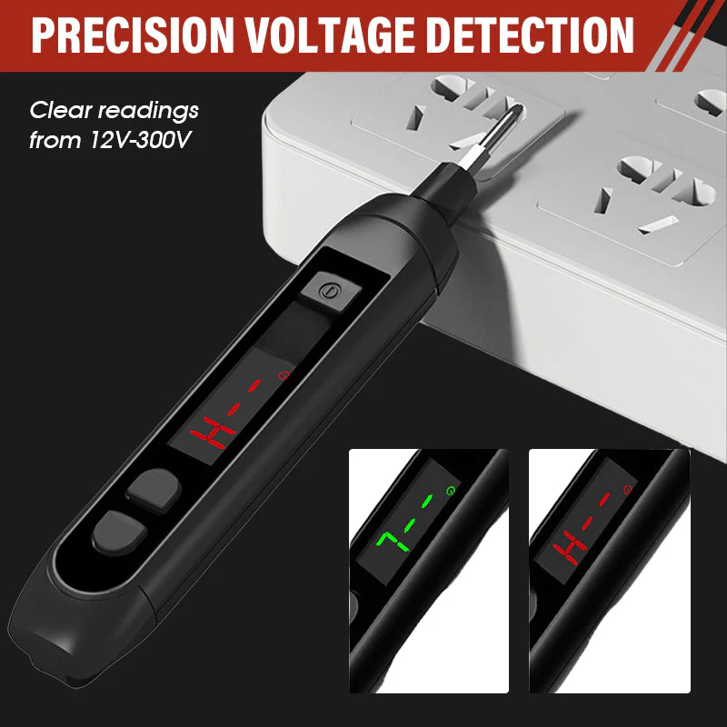 ⚡Stylo testeur de tension rechargeable avec lampe torche🔦