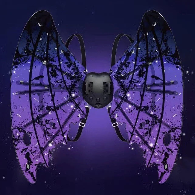 📢📢66% DE RÉDUCTION !!!✨🎅Offre spéciale Noël-Ailes de fée électriques rechargeables avec lumières LED et musique - Image 12