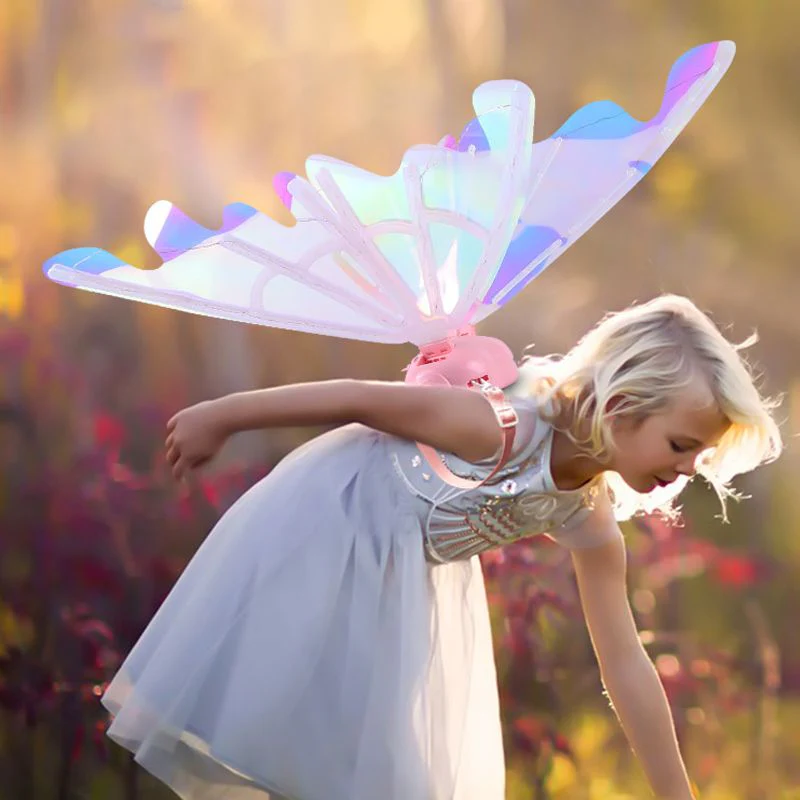 📢📢66% DE RÉDUCTION !!!✨🎅Offre spéciale Noël-Ailes de fée électriques rechargeables avec lumières LED et musique - Image 4