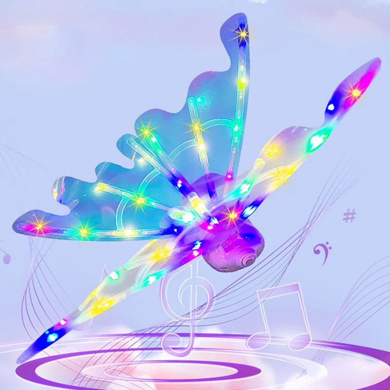 📢📢66% DE RÉDUCTION !!!✨🎅Offre spéciale Noël-Ailes de fée électriques rechargeables avec lumières LED et musique - Image 5
