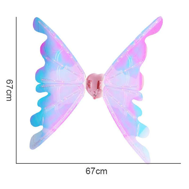 📢📢66% DE RÉDUCTION !!!✨🎅Offre spéciale Noël-Ailes de fée électriques rechargeables avec lumières LED et musique - Image 8