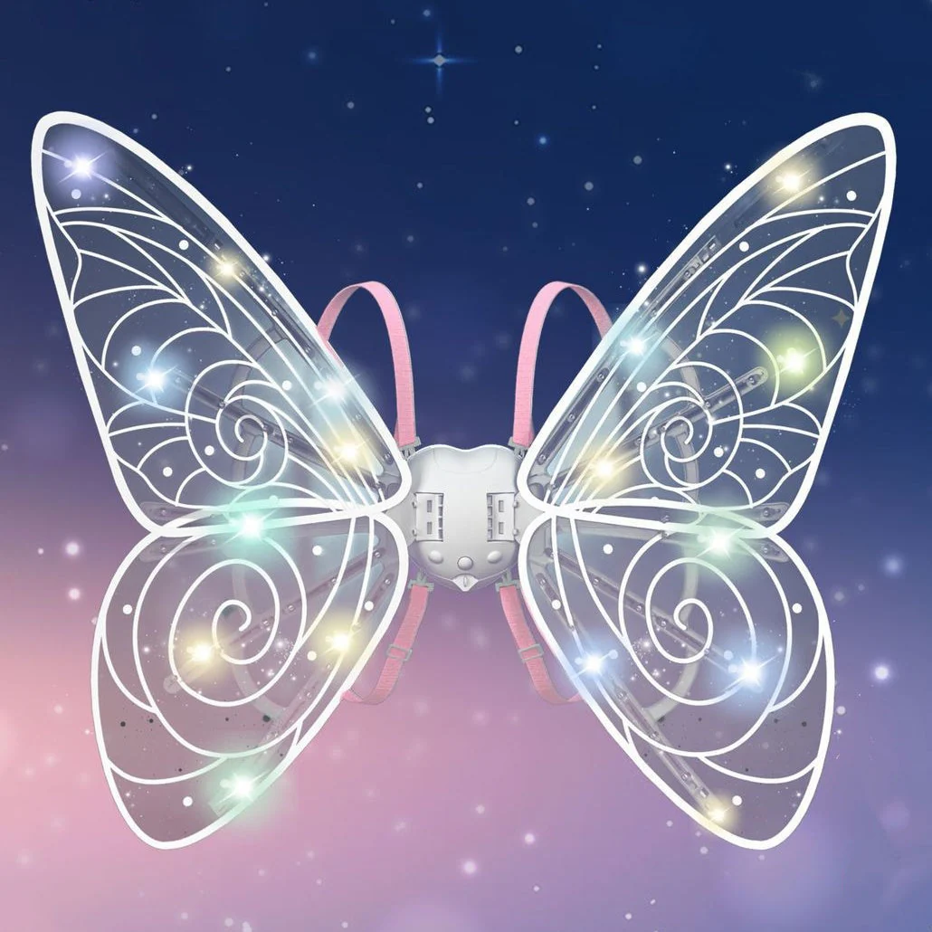 📢📢66% DE RÉDUCTION !!!✨🎅Offre spéciale Noël-Ailes de fée électriques rechargeables avec lumières LED et musique - Image 9
