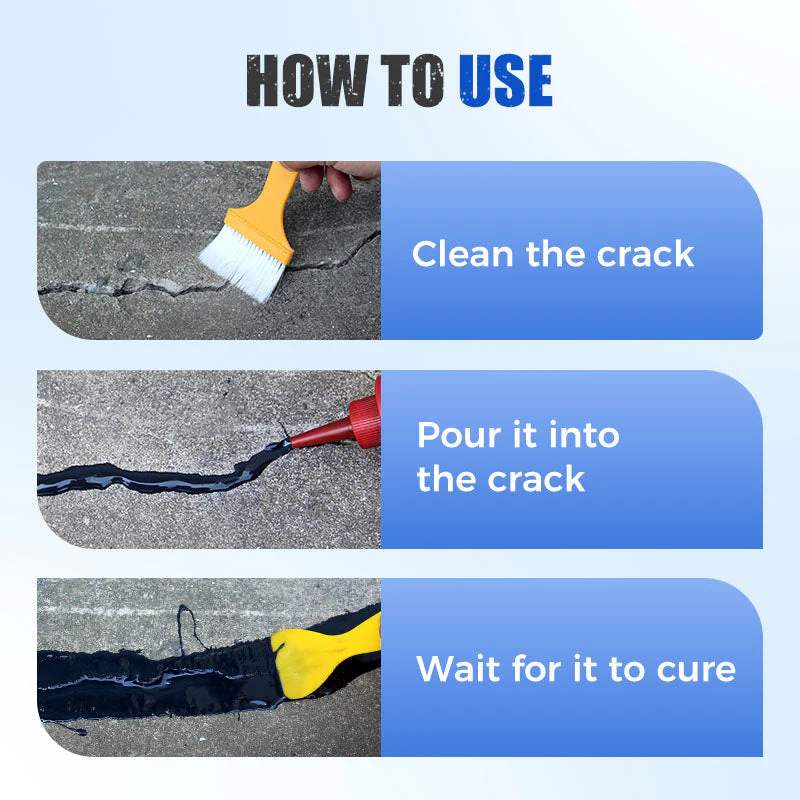 📢🆘✨Achetez 3 obtenez 2 gratuits🔥 Adhésif de Réparation pour Fissures en Béton Haute Résistance - Image 9