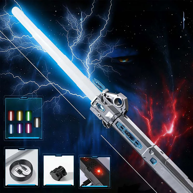 📢📢70 % de réduction !!!✨Jouet épée lumineuse rétractable avec effets sonores - Image 10
