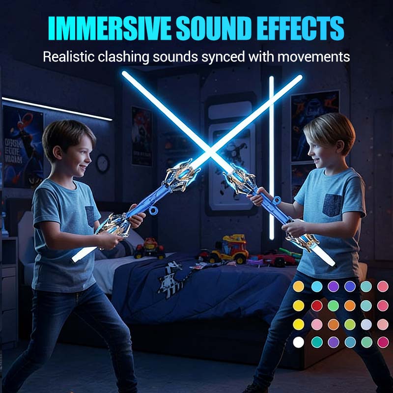 📢📢70 % de réduction !!!✨Jouet épée lumineuse rétractable avec effets sonores - Image 5