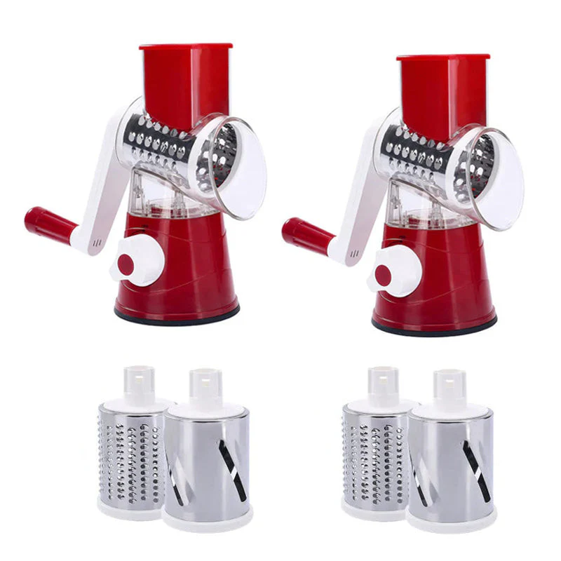 📢61% de réduction pour une durée limitée💥🥳Râpe à Fromage Rotative 3 en 1 Coupe-légumes - Image 17