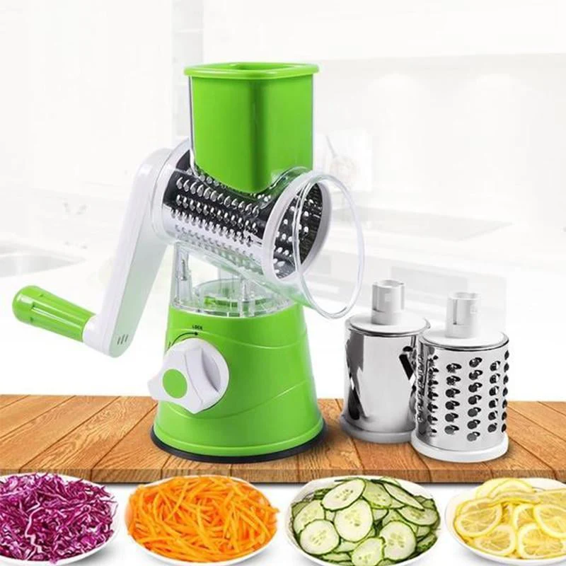 📢61% de réduction pour une durée limitée💥🥳Râpe à Fromage Rotative 3 en 1 Coupe-légumes - Image 2