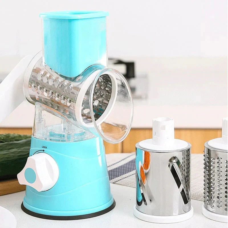 📢61% de réduction pour une durée limitée💥🥳Râpe à Fromage Rotative 3 en 1 Coupe-légumes - Image 3