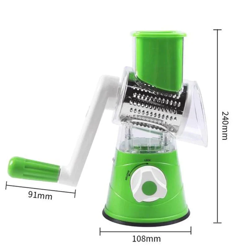📢61% de réduction pour une durée limitée💥🥳Râpe à Fromage Rotative 3 en 1 Coupe-légumes - Image 4