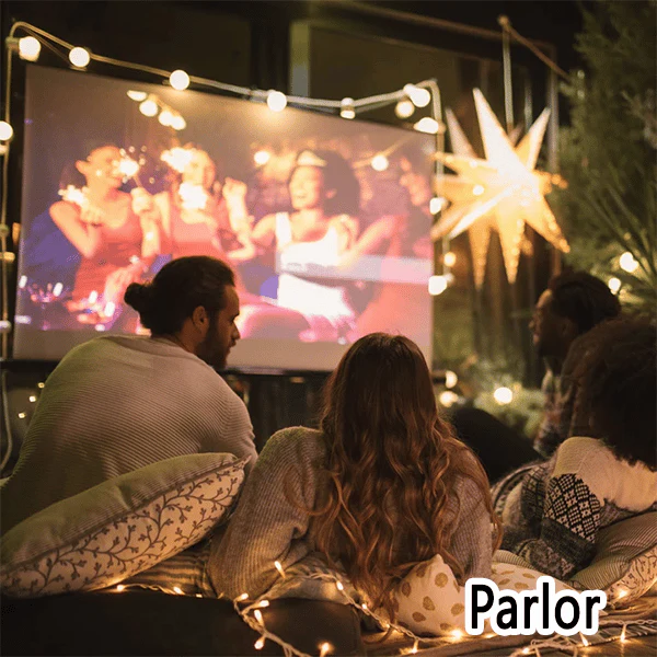 🔥 60% DE RÉDUCTION ! ✨ Écran Projection Portable Extérieur - Pliable et Réglable, Qualité 4K, Soirée Cinéma en Plein Air 🎬🌌 - Image 12
