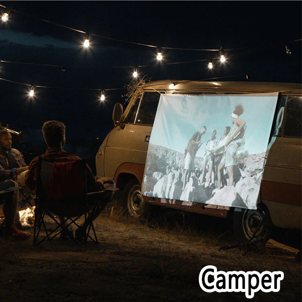 🔥 60% DE RÉDUCTION ! ✨ Écran Projection Portable Extérieur - Pliable et Réglable, Qualité 4K, Soirée Cinéma en Plein Air 🎬🌌 - Image 6