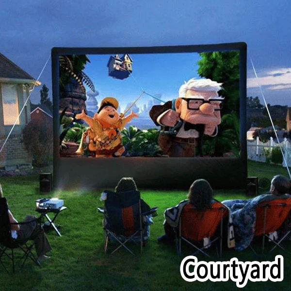 🔥 60% DE RÉDUCTION ! ✨ Écran Projection Portable Extérieur - Pliable et Réglable, Qualité 4K, Soirée Cinéma en Plein Air 🎬🌌 - Image 7