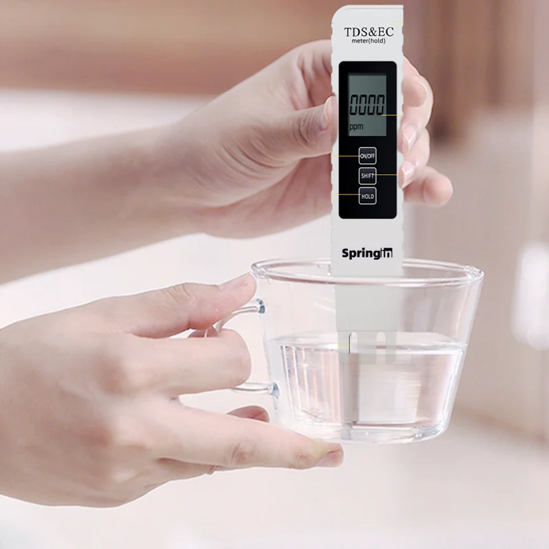 💧 Achetez 1, obtenez 1 gratuit ! ✨ Testeur de Qualité d'Eau 3-en-1 TDS - Mesure le pH, le chlore et la dureté avec écran LCD pour piscines et aquariums 🌊📱 - Image 2