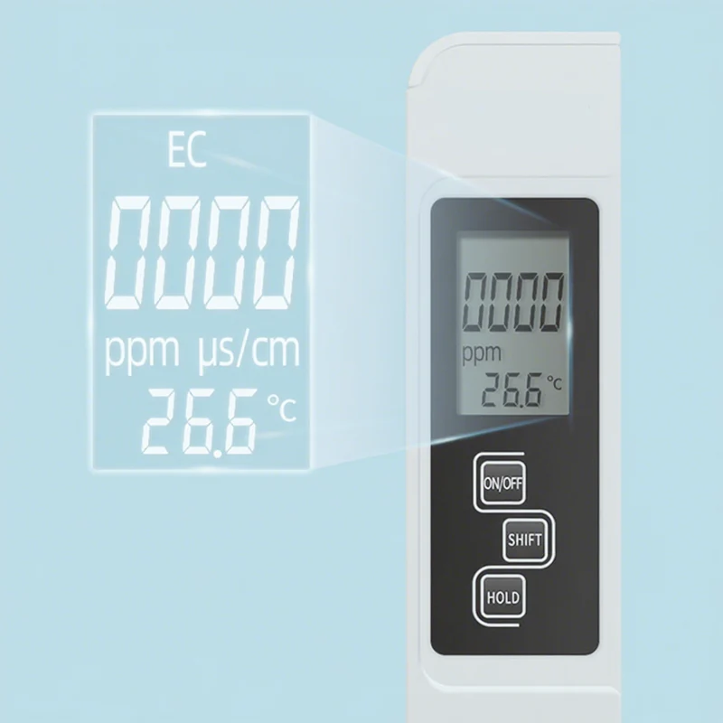 💧 Achetez 1, obtenez 1 gratuit ! ✨ Testeur de Qualité d'Eau 3-en-1 TDS - Mesure le pH, le chlore et la dureté avec écran LCD pour piscines et aquariums 🌊📱 - Image 4