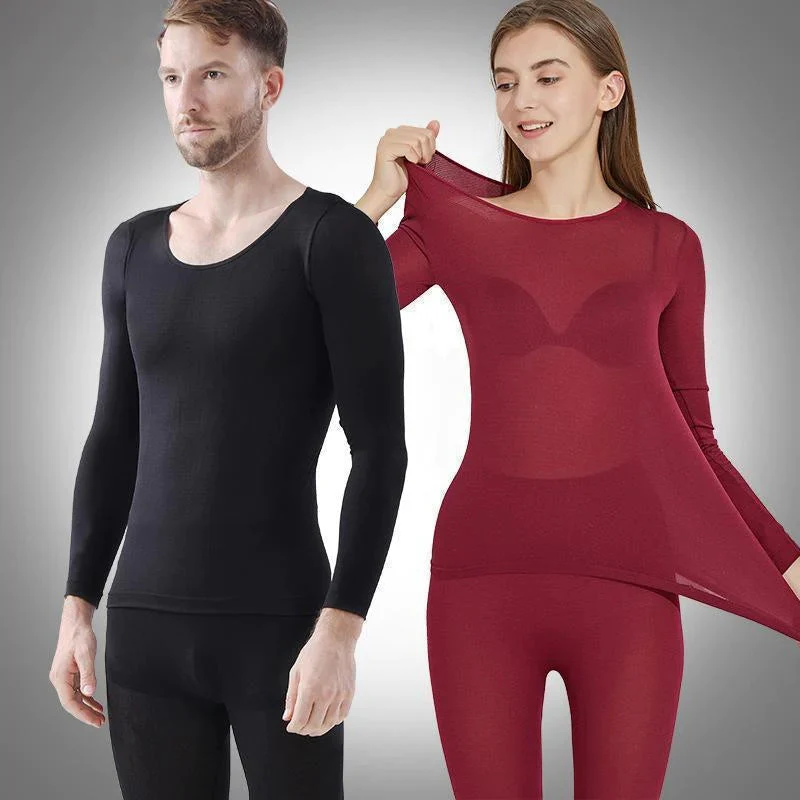 Vêtements intérieurs thermiques élastiques sans couture - Image 13