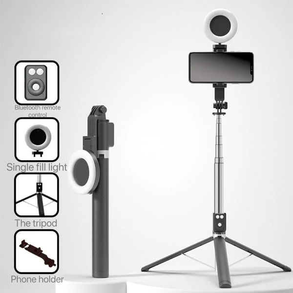 📢📢70 % de réduction !! ⏰Nouvelle perche à selfie Bluetooth 6 en 1 - Image 10