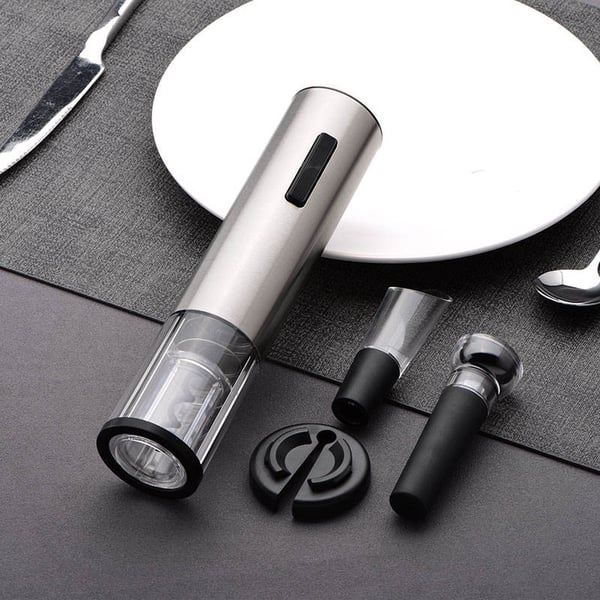 📢📢50 % de réduction !! ⏰ Set d'ouvre-bouteilles électriques – Puissant, Une touche automatique & Rechargeable USB 🔋 - Image 6