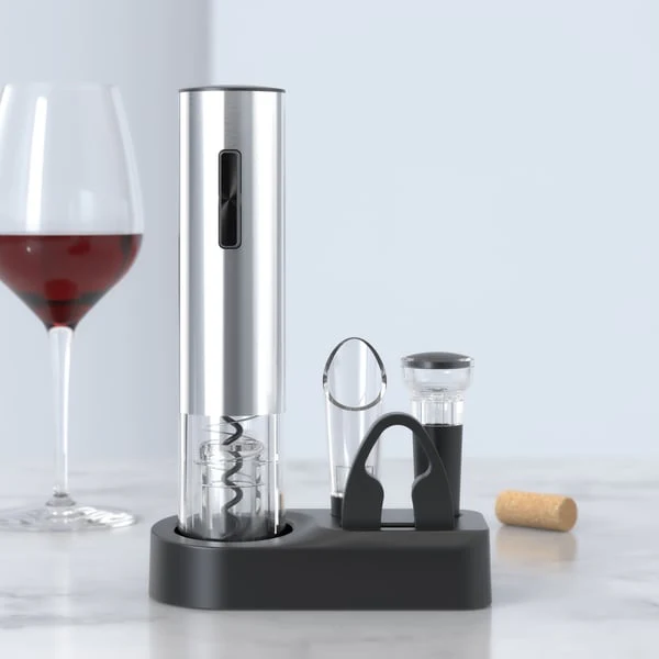 📢📢50 % de réduction !! ⏰ Set d'ouvre-bouteilles électriques – Puissant, Une touche automatique & Rechargeable USB 🔋 - Image 7