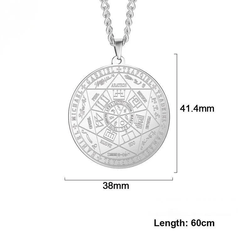 📢📢50 % DE RÉDUCTION !!! ✨Collier pendentif médaillon aux sept archanges - Image 10