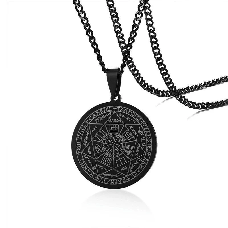 📢📢50 % DE RÉDUCTION !!! ✨Collier pendentif médaillon aux sept archanges - Image 11