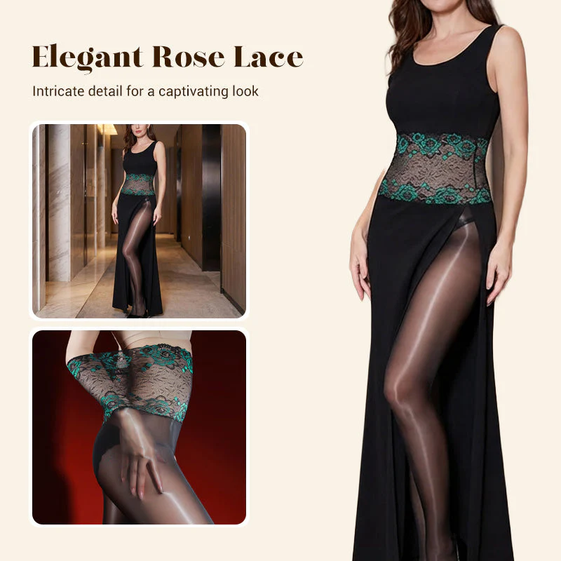 📢📢50 % de réduction !! ⏰ Lot Avantageux : Bas en Dentelle 8D – Look Brillant, Confort Doux & Idéal pour Cadeau 💝 - Image 4