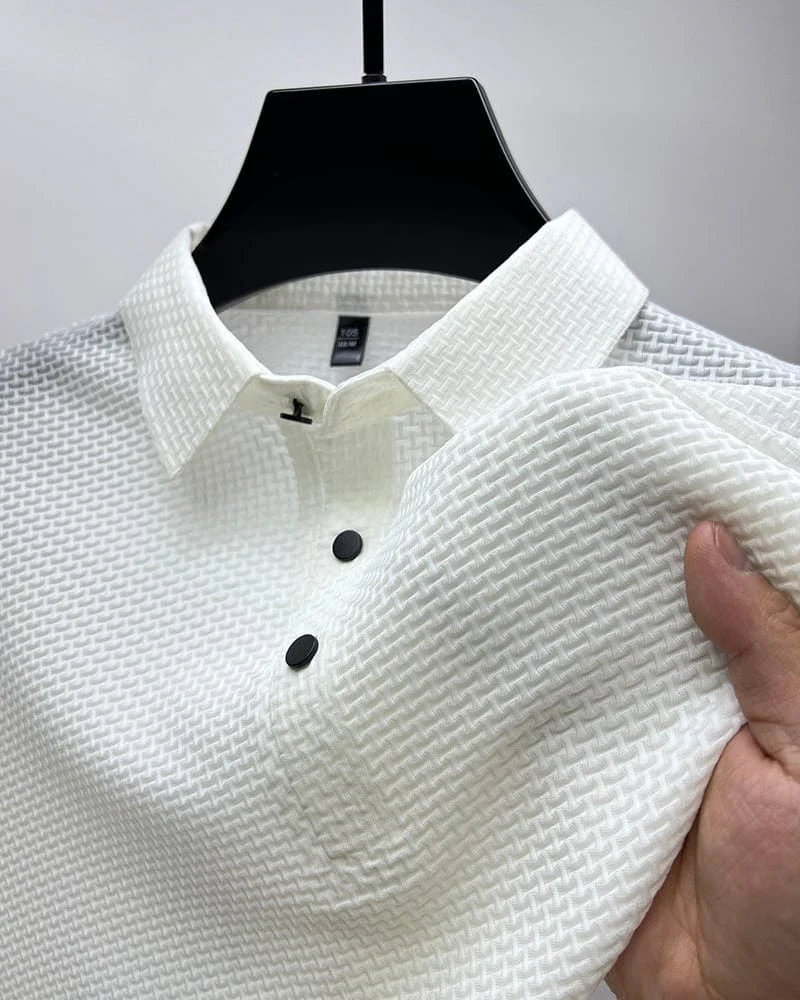 👔 56% DE RÉDUCTION ! ✨ Chemise Homme en Soie Glacée - Texture Luxueuse et Respirante pour Événements Élégants ou Quotidien 🎩🔥 - Image 12