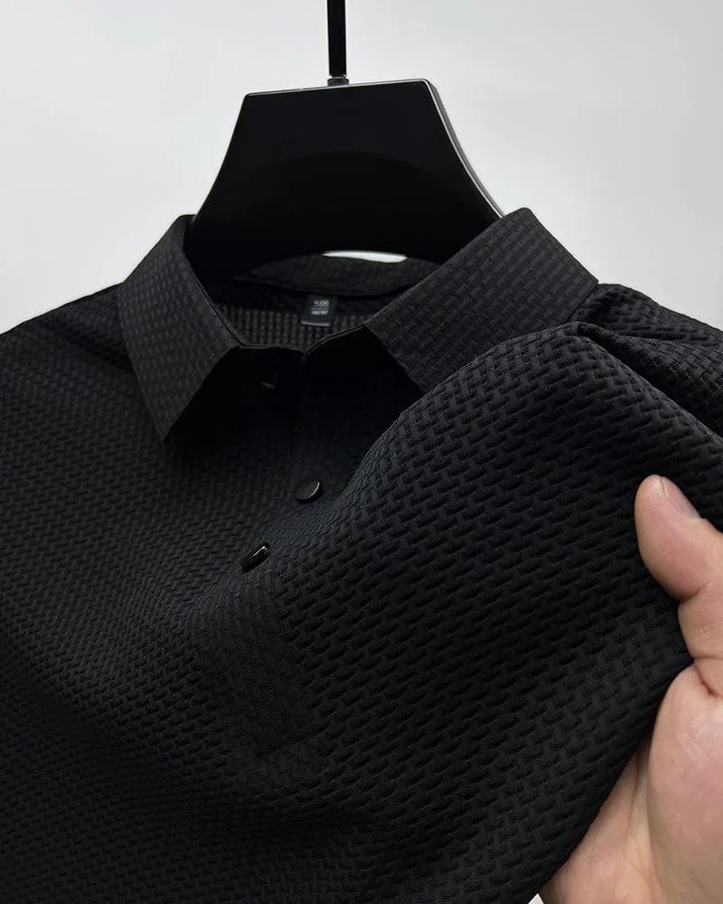 👔 56% DE RÉDUCTION ! ✨ Chemise Homme en Soie Glacée - Texture Luxueuse et Respirante pour Événements Élégants ou Quotidien 🎩🔥 - Image 15