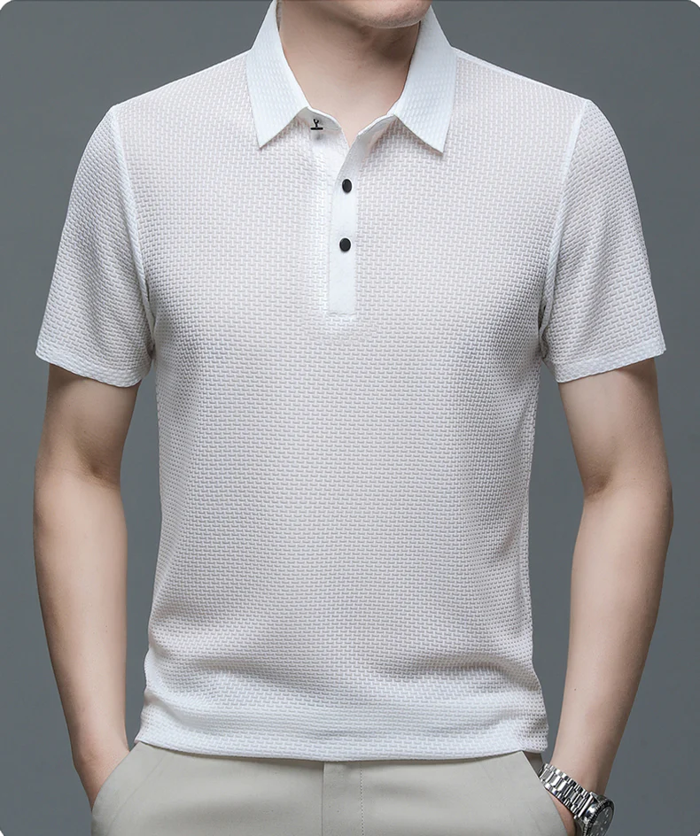 👔 56% DE RÉDUCTION ! ✨ Chemise Homme en Soie Glacée - Texture Luxueuse et Respirante pour Événements Élégants ou Quotidien 🎩🔥 - Image 23
