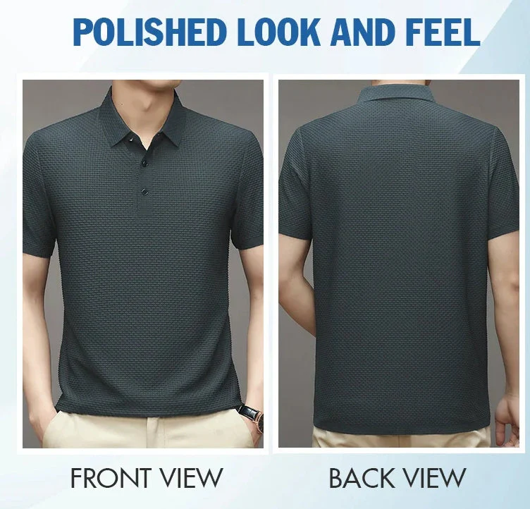👔 56% DE RÉDUCTION ! ✨ Chemise Homme en Soie Glacée - Texture Luxueuse et Respirante pour Événements Élégants ou Quotidien 🎩🔥 - Image 5