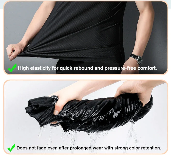 👔 56% DE RÉDUCTION ! ✨ Chemise Homme en Soie Glacée - Texture Luxueuse et Respirante pour Événements Élégants ou Quotidien 🎩🔥 - Image 7