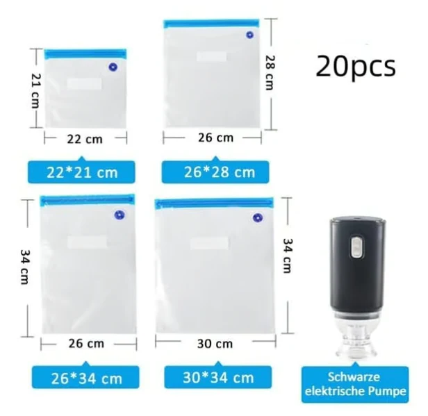 ⌛⌛⌛Nouveautés à -50% : Dernières 3 heures !🚀🚀Ensemble de sacs de mise sous vide - Image 8