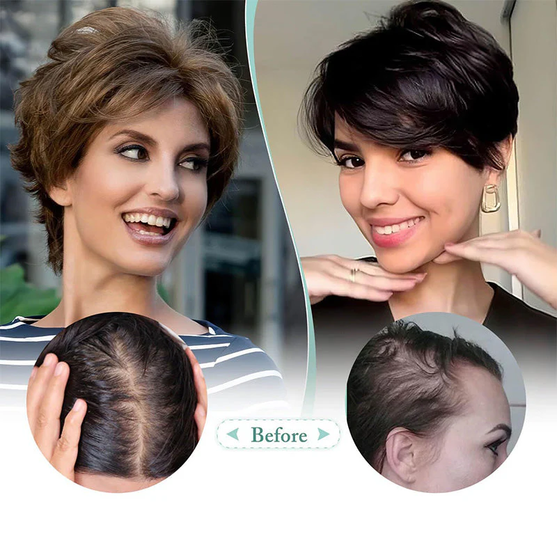 đąđą60 % de rĂ©duction !!!â°ComplĂ©ment capillaire court pour femmes - Image 4