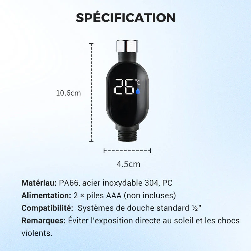 📢📢60 % de réduction !! ⏰ Fini les conjectures - Température instantanée ! 🚿 - Image 8