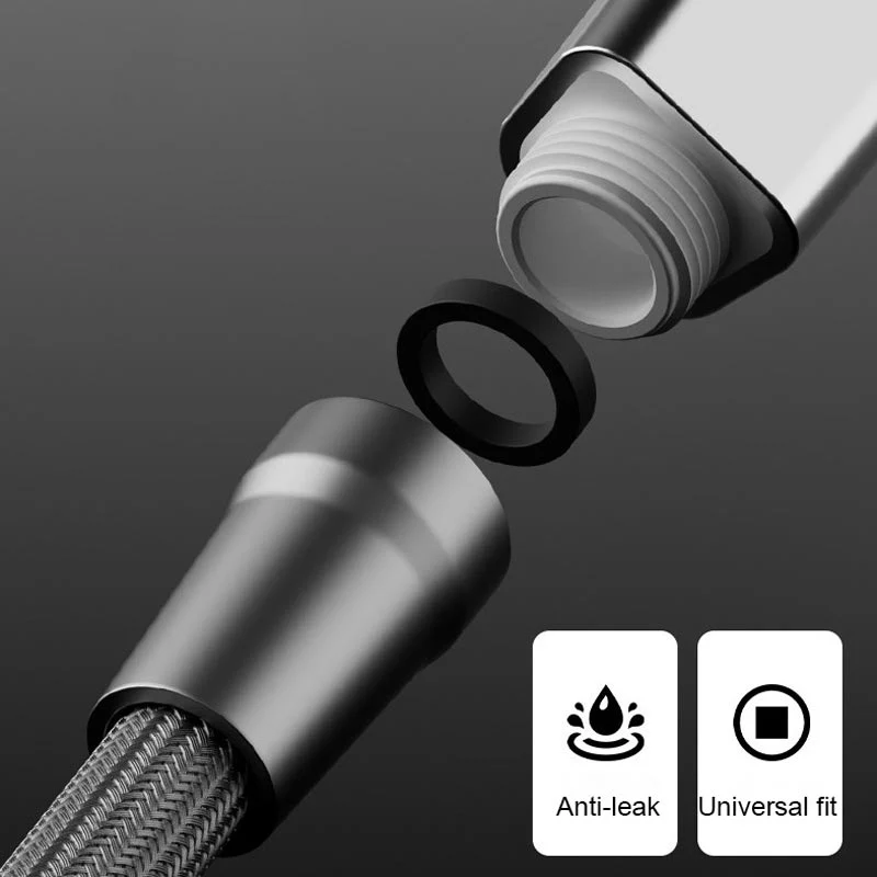 🚿 50 % DE RÉDUCTION – Tuyau de douche tressé antidéflagrant amélioré, anti-fuite ✨ - Image 3