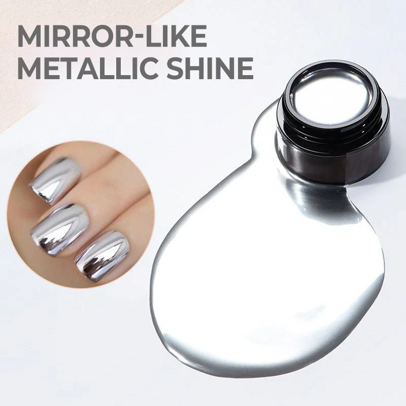 🔥 Acheter 2 Obtenez 3 Gratuit 💅 Gel d'ongles chromé miroir liquide argent dans la boîte - Image 2