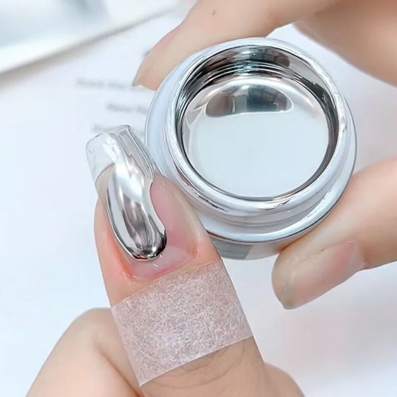 🔥 Acheter 2 Obtenez 3 Gratuit 💅 Gel d'ongles chromé miroir liquide argent dans la boîte - Image 9