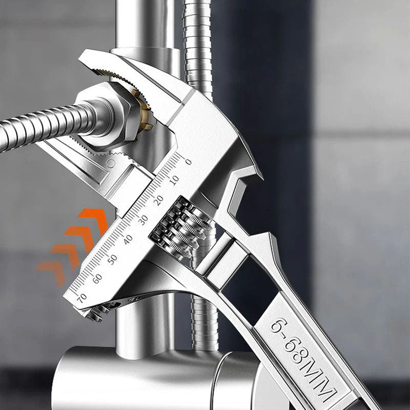 🔥 43% DE RÉDUCTION Limité ! ✨ Clé à Évier Réversible - Ouverture 6-68mm, Design Anti-Dérapant, Usage Professionnel et Domestique 🔧⚡ - Image 2