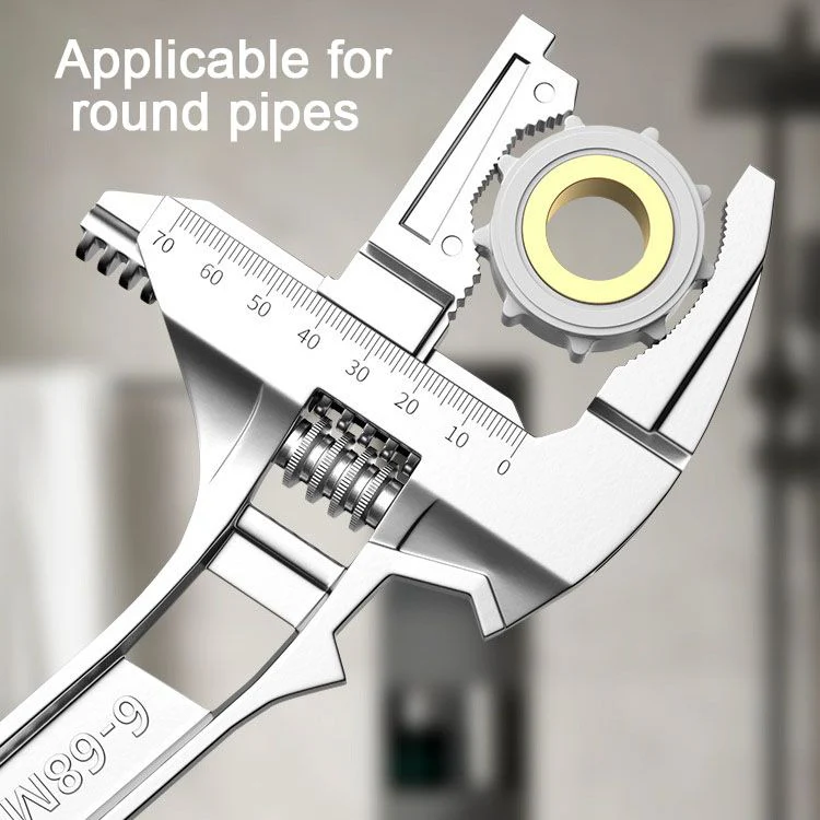🔥 43% DE RÉDUCTION Limité ! ✨ Clé à Évier Réversible - Ouverture 6-68mm, Design Anti-Dérapant, Usage Professionnel et Domestique 🔧⚡ - Image 5