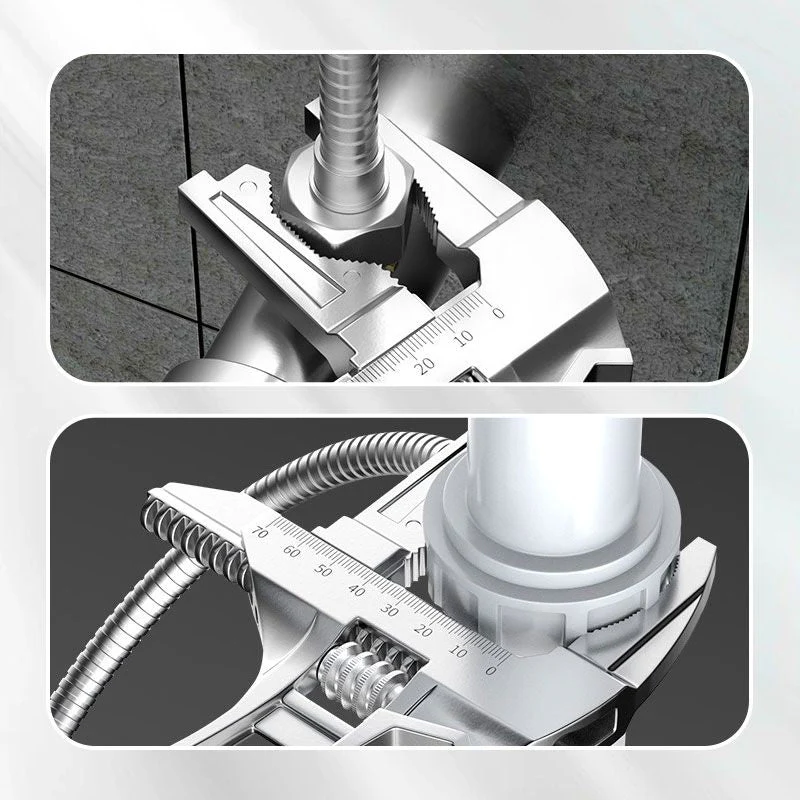 🔥 43% DE RÉDUCTION Limité ! ✨ Clé à Évier Réversible - Ouverture 6-68mm, Design Anti-Dérapant, Usage Professionnel et Domestique 🔧⚡ - Image 6