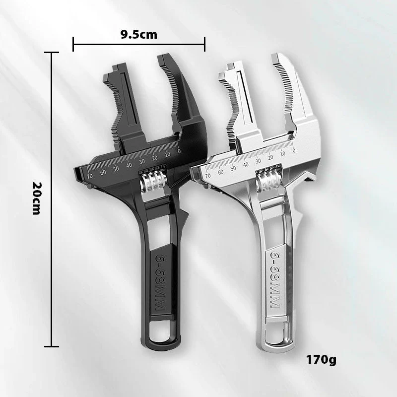🔥 43% DE RÉDUCTION Limité ! ✨ Clé à Évier Réversible - Ouverture 6-68mm, Design Anti-Dérapant, Usage Professionnel et Domestique 🔧⚡ - Image 9