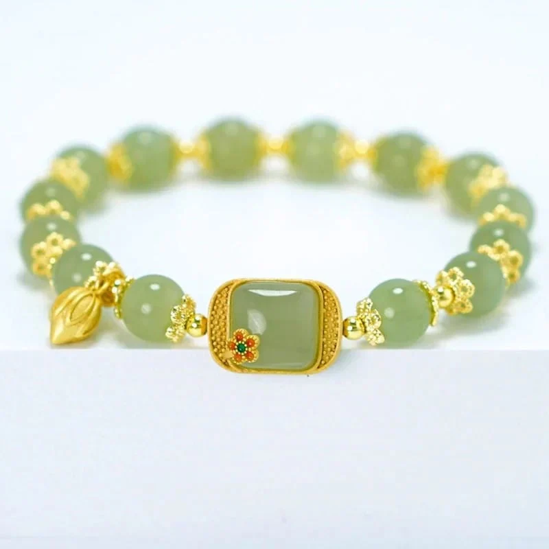 💥offre limitée dans le temps🔥Bracelet en perles de jade Hotan - Image 12