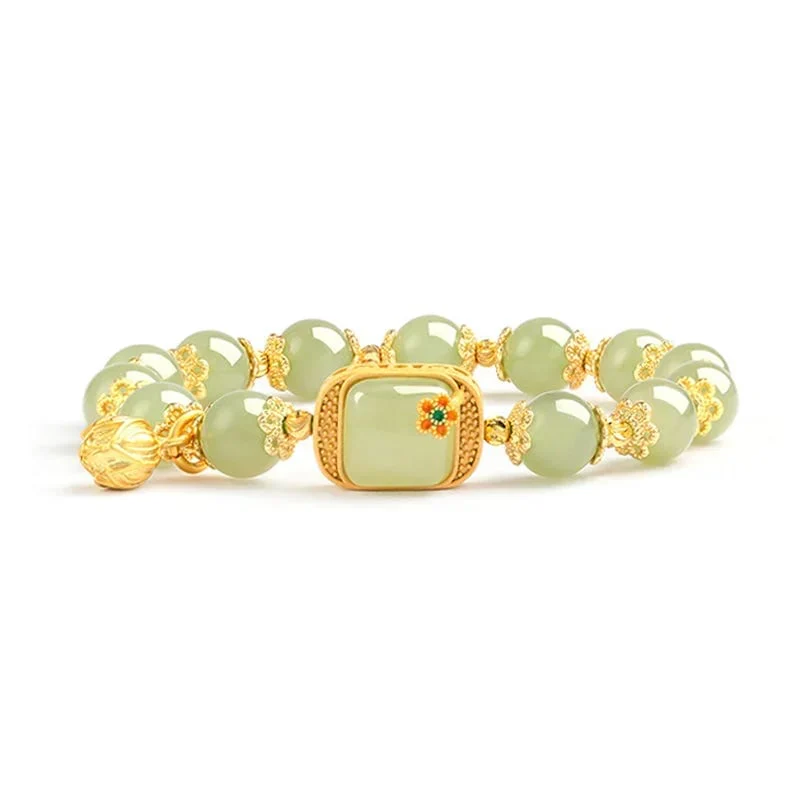 💥offre limitée dans le temps🔥Bracelet en perles de jade Hotan - Image 14