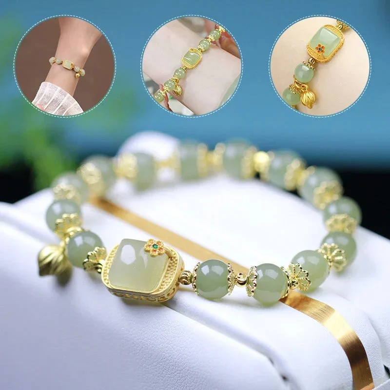 💥offre limitée dans le temps🔥Bracelet en perles de jade Hotan - Image 16