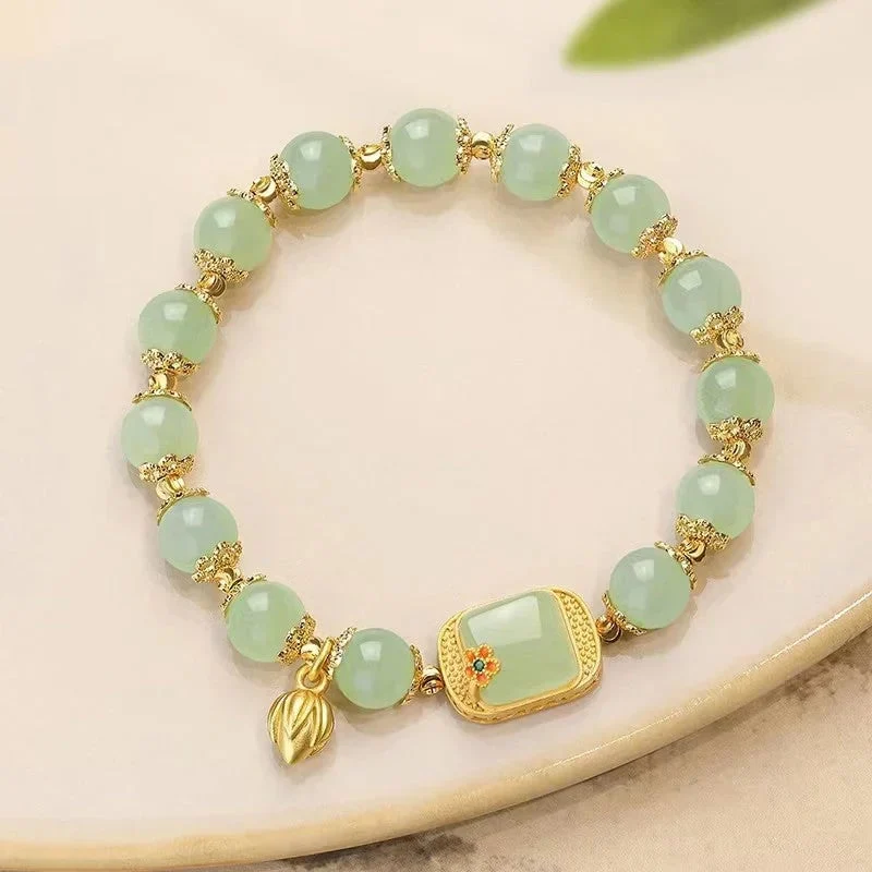 💥offre limitée dans le temps🔥Bracelet en perles de jade Hotan - Image 6