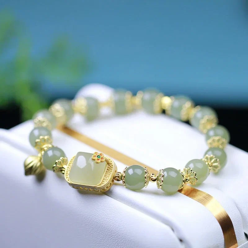 💥offre limitée dans le temps🔥Bracelet en perles de jade Hotan - Image 7
