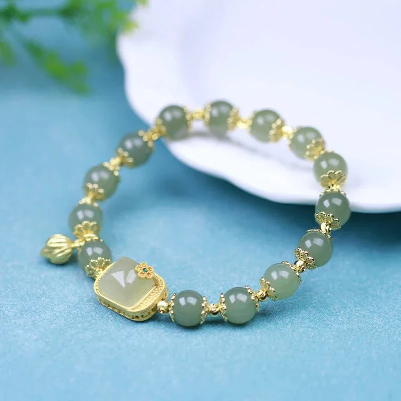 💥offre limitée dans le temps🔥Bracelet en perles de jade Hotan - Image 8