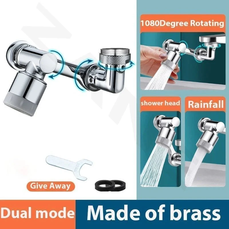 🚰💧Grande promotion à perte 61% de réduction💧Robinet à bras robotique rotatif 1080° (modèle universel) - Image 11